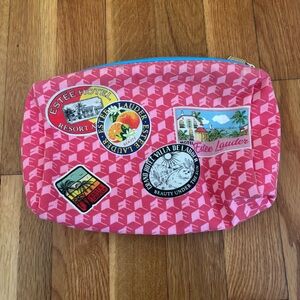 Estee Lauder Vibrant Pink Travel Pouch